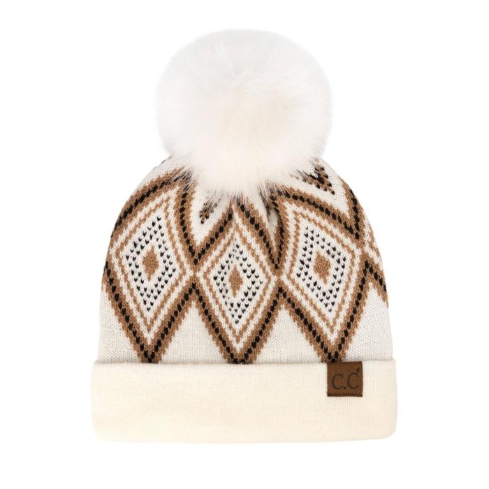CC Beanie Geometric