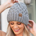  CC Beanie Lattice Pattern