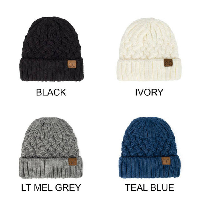 CC Beanie Lattice Pattern