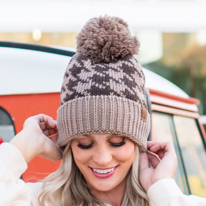 C.C® Houndstooth Beanie