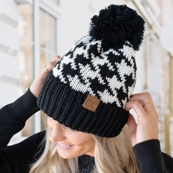 C.C® Houndstooth Beanie