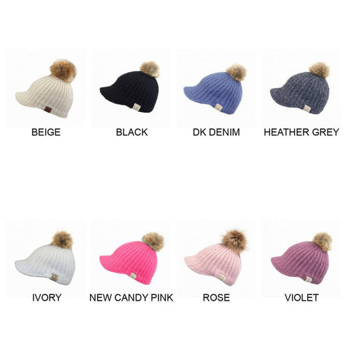 CC Knitted Ball Cap Beanie