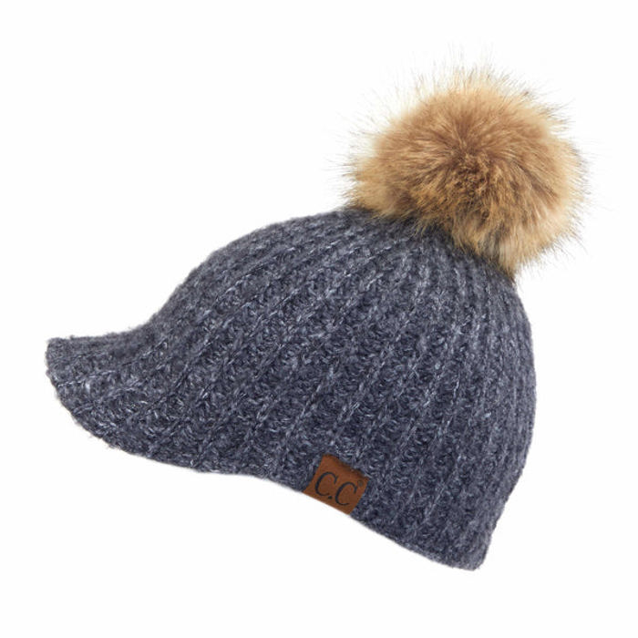 CC Knitted Ball Cap Beanie