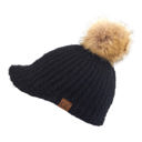 Heather Grey CC Knitted Ball Cap Beanie