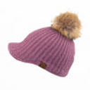 Violet CC Knitted Ball Cap Beanie