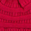 Hot Pink w/Same Color Pom C.C® Trending Pom School Spirit Colors Beanies Hats