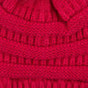 Hot Pink w/Same Color Pom C.C® Trending Pom School Spirit Colors Beanies Hats