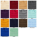 Navy w/Same Color Pom C.C® Trending Pom School Spirit Colors Beanies Hats