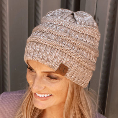 C.C® Two-Tone Super Soft Popular Beanies Hats