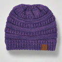 #21 Navy/Purple (Two-Tone) C.C® Two-Tone Super Soft Popular Beanies Hats
