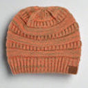 #4 Taupe/Bt. Orange (Two-Tone) C.C® Two-Tone Super Soft Popular Beanies Hats