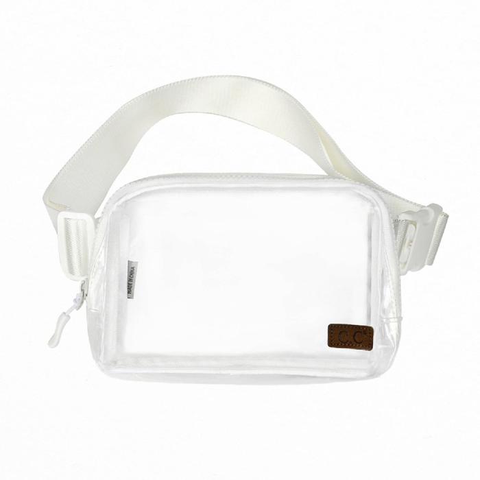 C.C® Clear Coliseum Belt Bag Fanny Pack, One Size by Truly Contagious