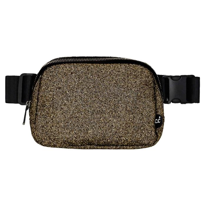 C.C� Glitter Tiny Mesh Fanny Pack Belt Bag by Truly Contagious