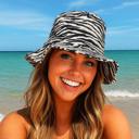 Black CC Zebra Bucket Hat