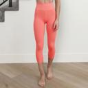 Rose - L/XL Zenana Capri Lace Accented Leggings
