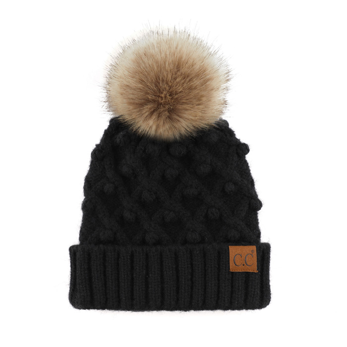 CC Crafted Pom Kids Ages 1-5 Beanies Hats