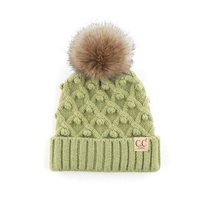 CC Crafted Pom Kids Ages 1-5 Beanies Hats