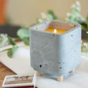 Gray Concrete Beeswax Candles