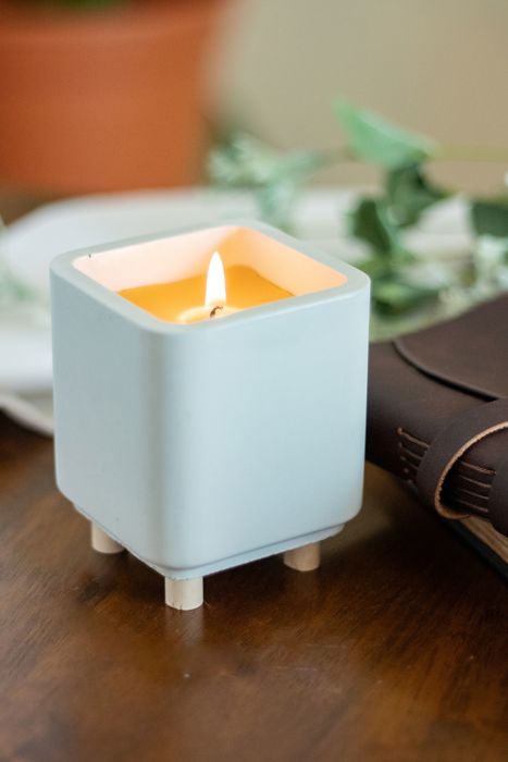 Concrete Beeswax Candles