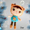 Deer Cute Keychain Dolls