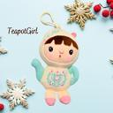 TeapotGirl Cute Keychain Dolls