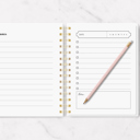 Cream Personalized To Do List + Notes | 5.5" x 7.25" | 75 pages