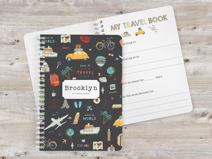 Kids Travel Notebook | 5.5" x 7.25" | 30 Pages