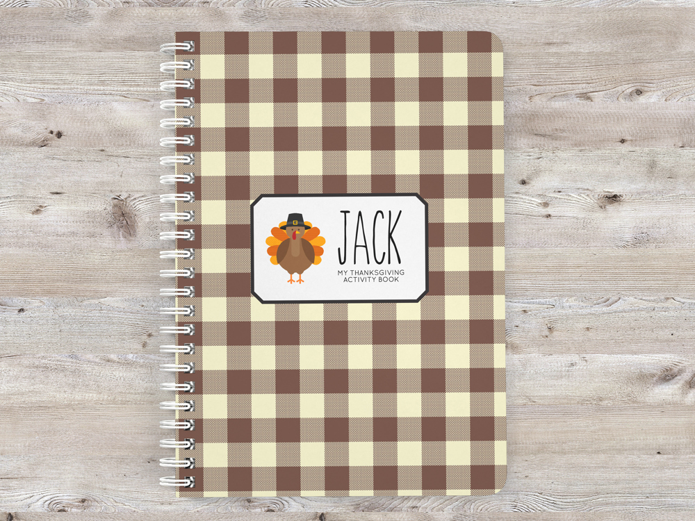 Kids Thanksgiving Activity Book | 5.5" x 7.25" 