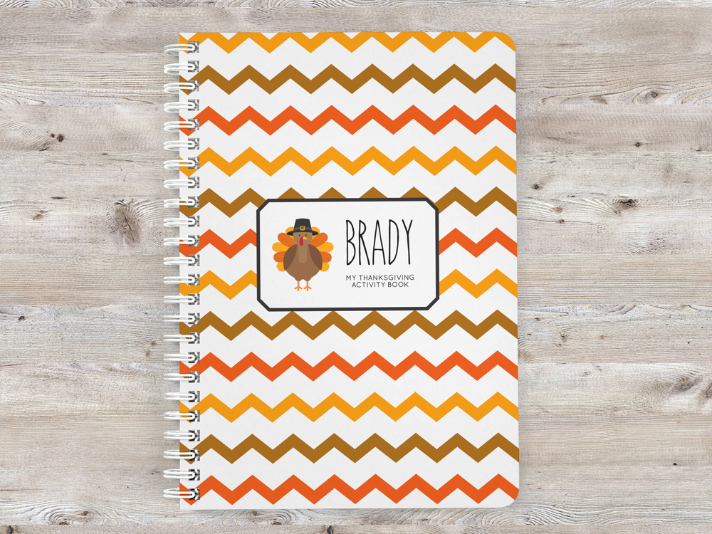 Kids Thanksgiving Activity Book | 5.5" x 7.25" 