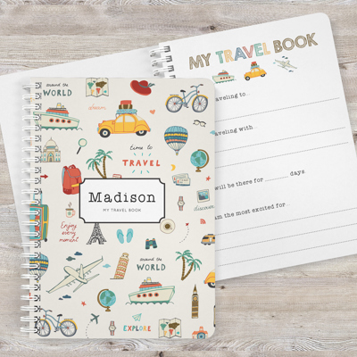 Kids Travel Notebook | 5.5" x 7.25" | 30 Pages