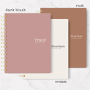 Dark Blush Personalized To Do List + Notes | 5.5" x 7.25" | 75 pages