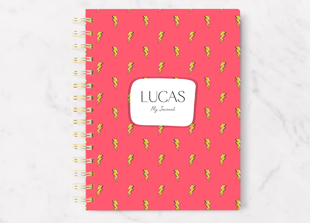 Personalized Kids Writing Journal | 5.5 x 7.25 | 75 Pages