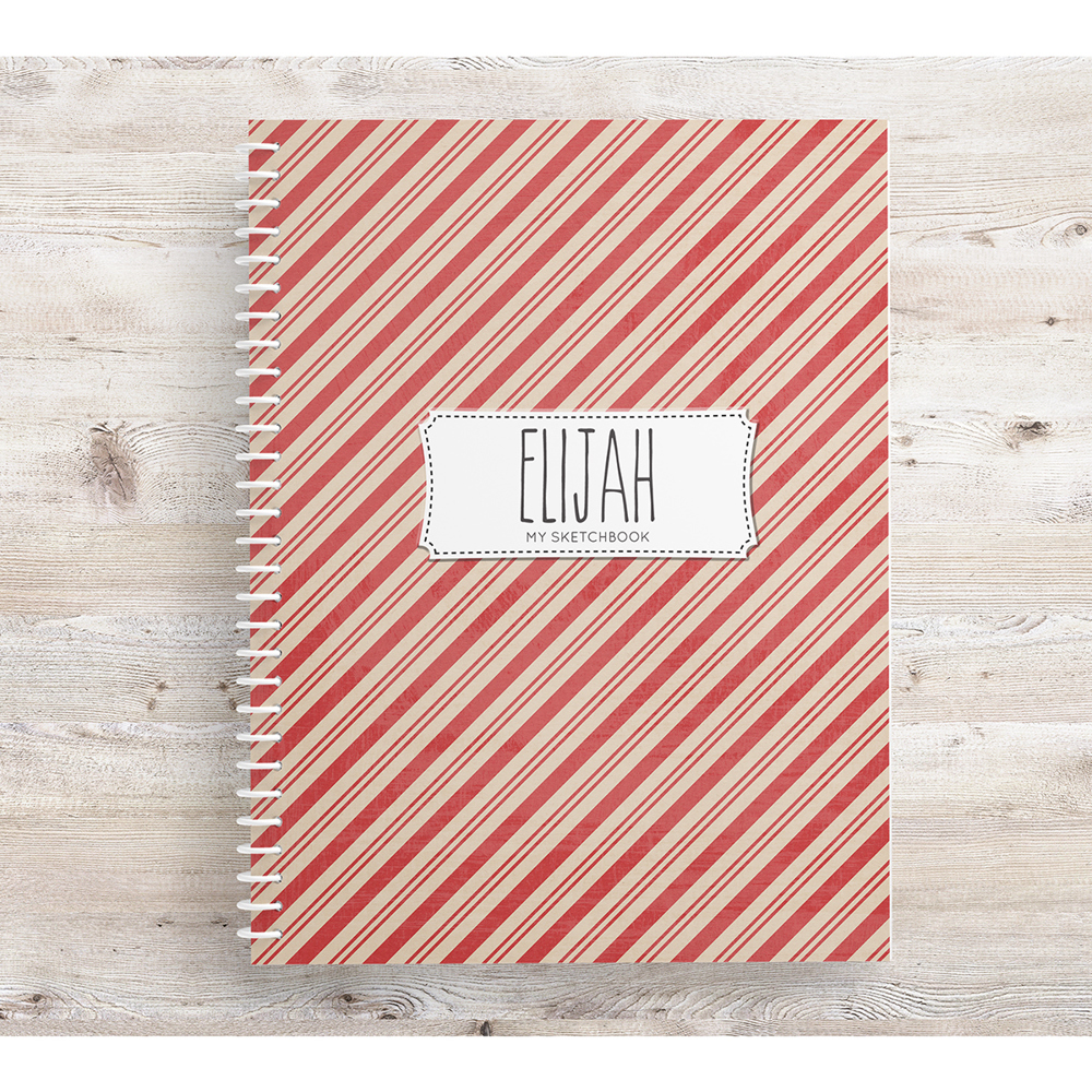 Christmas Sketchbook | 8.5 x 11 | 50 Blank Pages