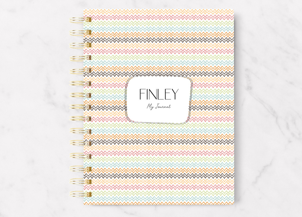 Personalized Kids Writing Journal | 5.5 x 7.25 | 75 Pages