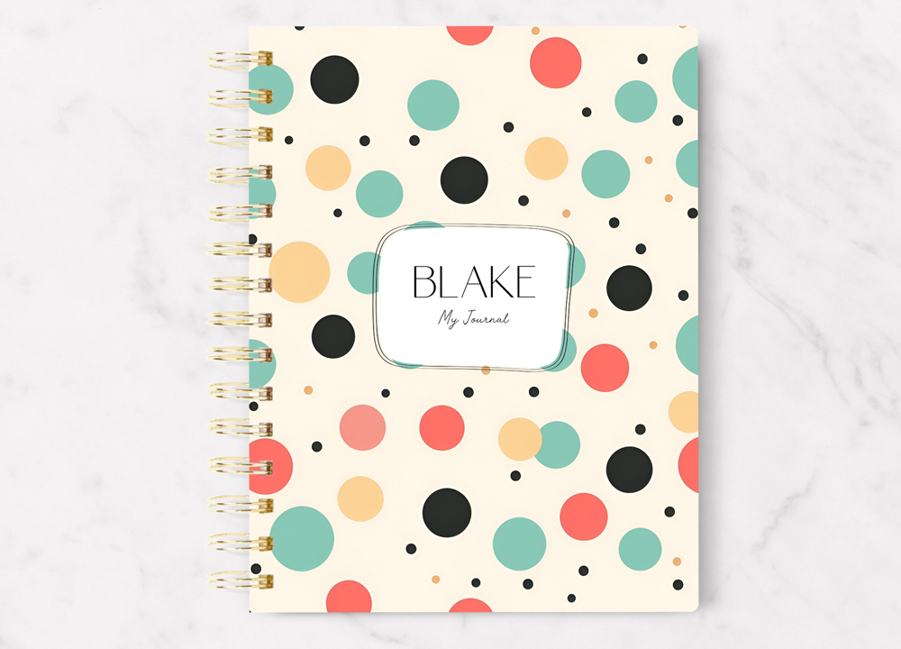 Personalized Kids Writing Journal | 5.5 x 7.25 | 75 Pages