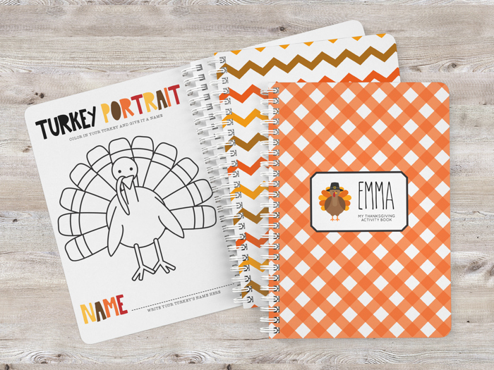 Kids Thanksgiving Activity Book