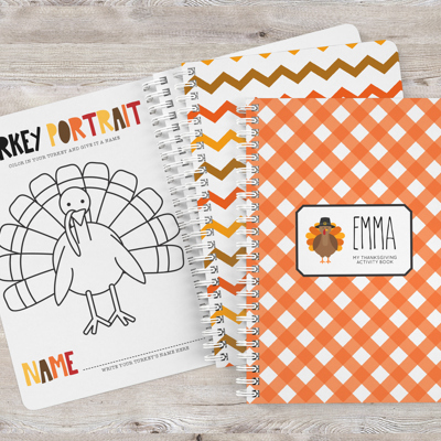 Kids Thanksgiving Activity Book