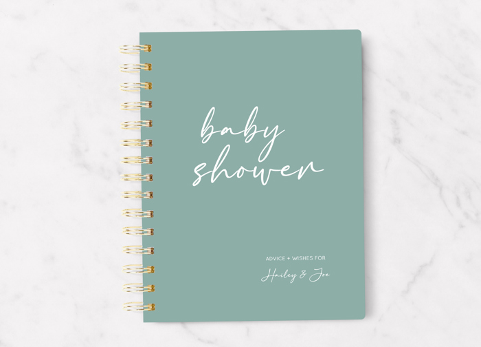 Baby Shower Guest Book | 5.5" x 7.25" | 50 Guest Pages