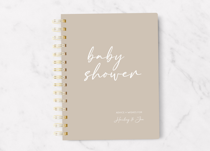 Baby Shower Guest Book | 5.5" x 7.25" | 50 Guest Pages