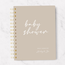 Stone Cover Baby Shower Guest Book | 5.5" x 7.25" | 50 Guest Pages