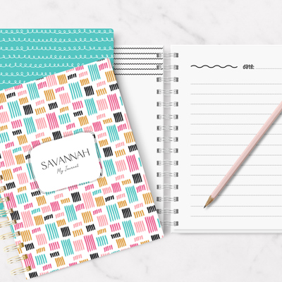 Personalized Kids Writing Journal | 5.5 x 7.25 | 75 Pages