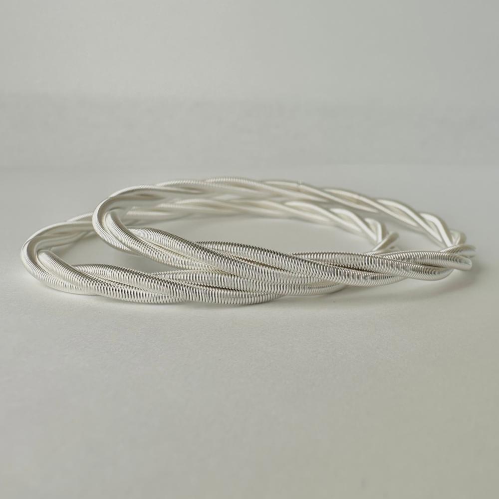 Twisted Guitar String Bracelets