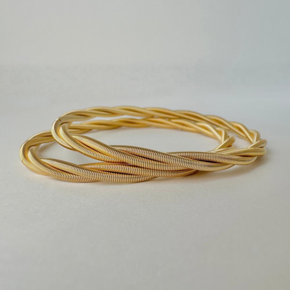 Twisted Guitar String Bracelets