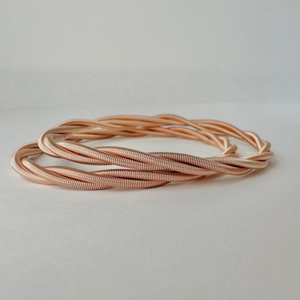 Twisted Guitar String Bracelets