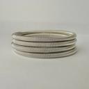 Silver Plated Luxe Guitar String Bracelets