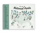 Green 8 x 10 National Park Maps with Travel Pins | Canvas | Multiple Sizes