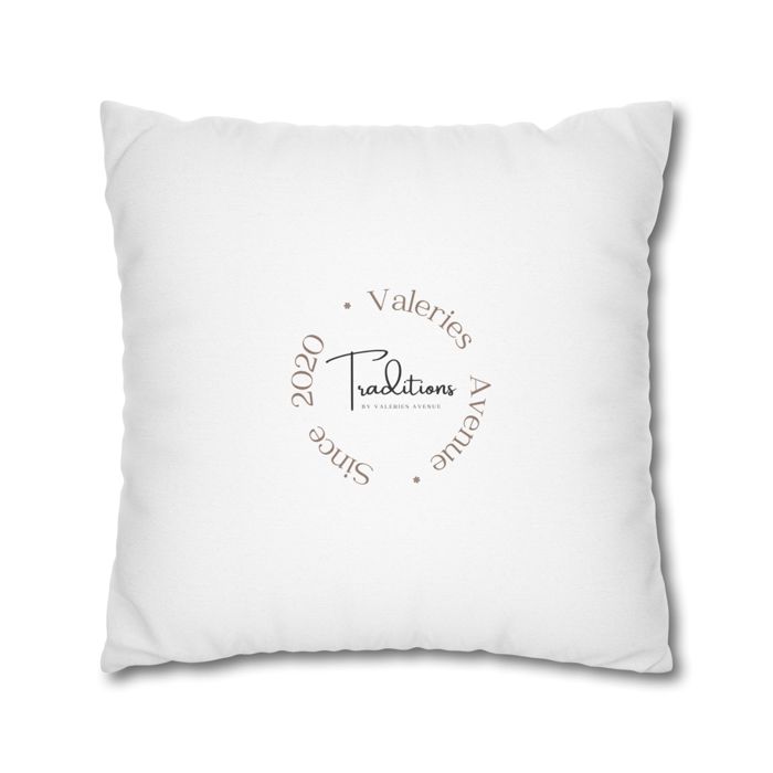 Feliz Navidad printed Nativity Square Pillow cover