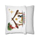  Feliz Navidad printed Nativity Square Pillow cover
