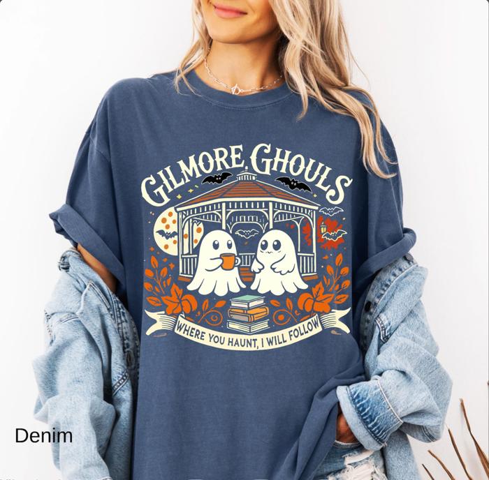 Gilmore Ghouls Ghost Parody Funny Halloween T-Shirt 