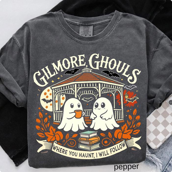 Gilmore Ghouls Ghost Parody Funny Halloween T-Shirt 
